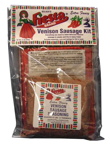 Bolner Fiesta Brand Venison Sausage Kit Academy