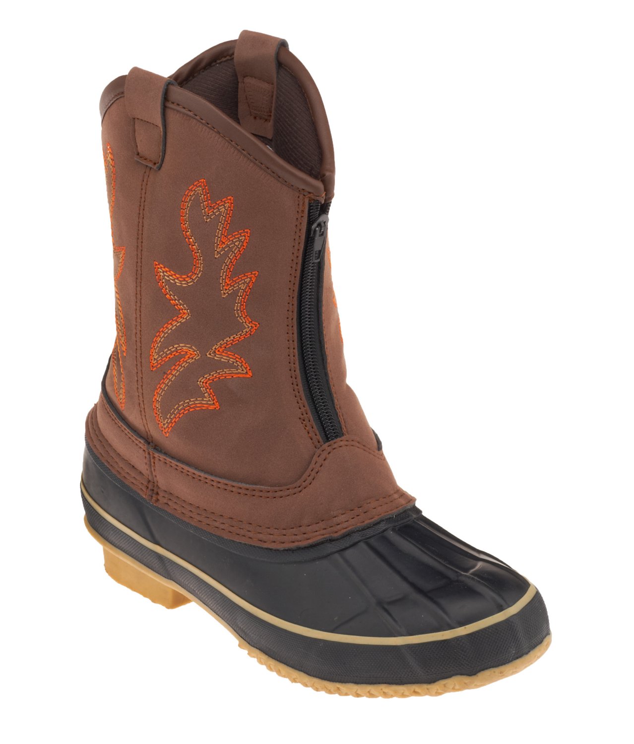 Polar Edge® Boys' Insulated Rubber Cowboy Duck Boots - view number 2