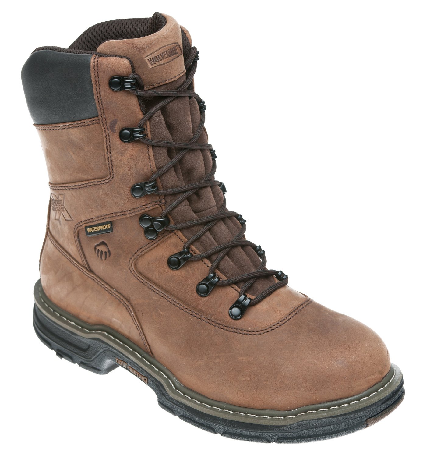 Wolverine Men's Marauder 8 in Contour Welt EH Steel Toe Lace Up Work Boots - view number 2