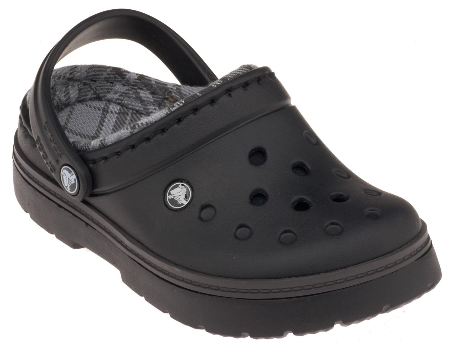 Crocs™ Kids' Cobbler Plaid Lined Clogs - view number 2
