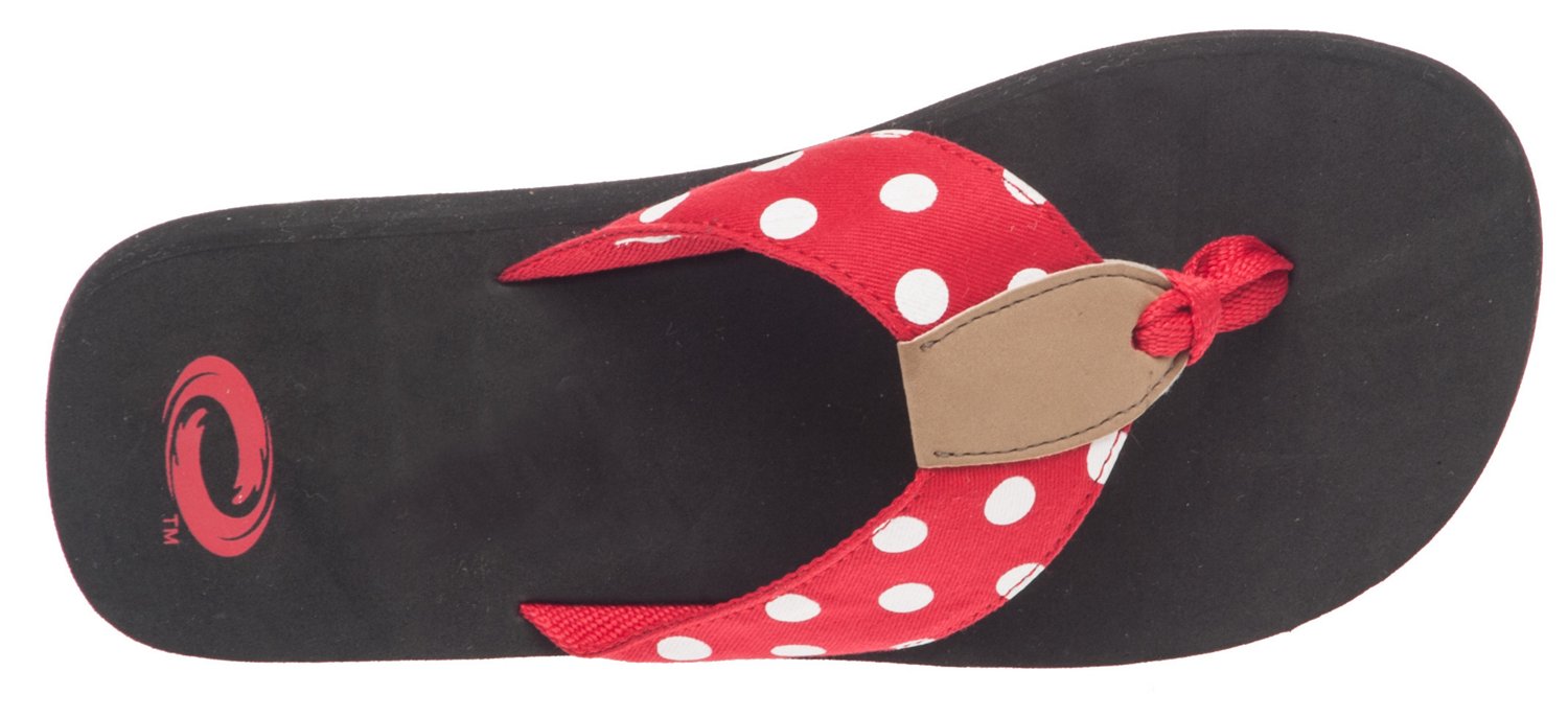 O'Rageous® Women's Isabella Dots Thong Sandals - view number 3