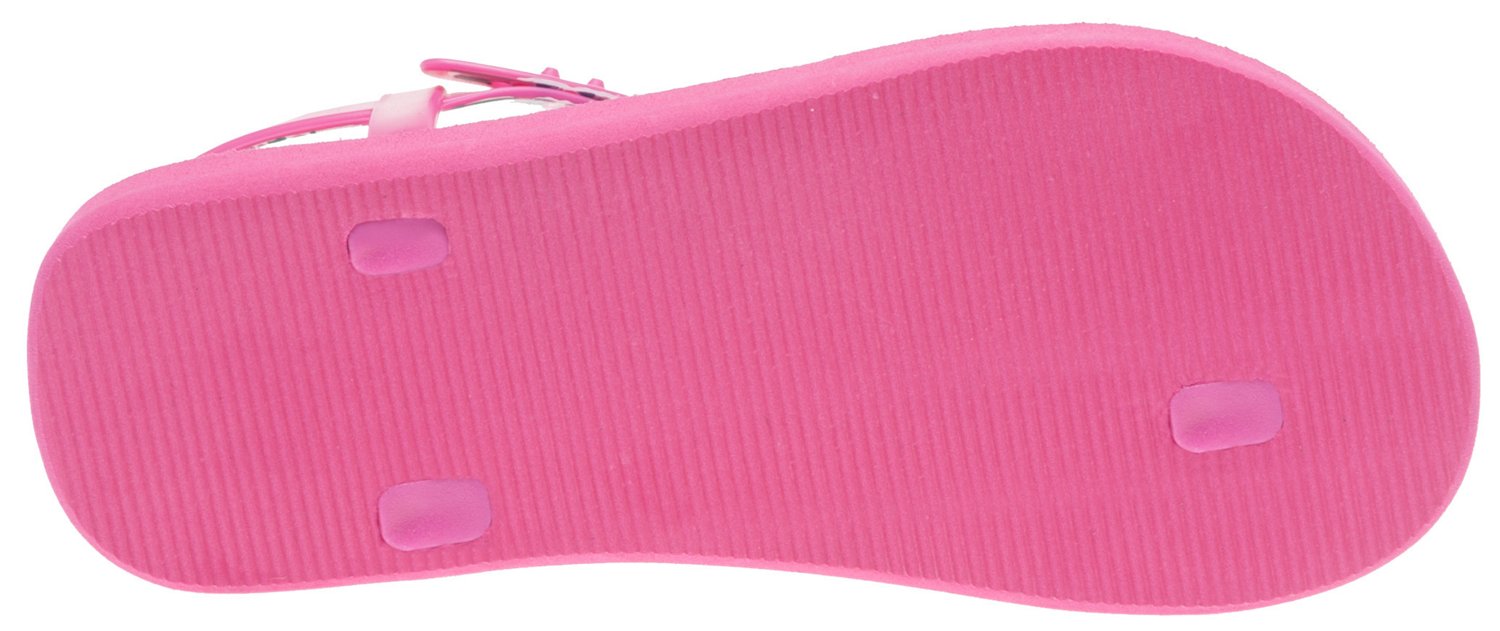 O'Rageous® Girls' Floral Backstrap Thong Sandals - view number 4