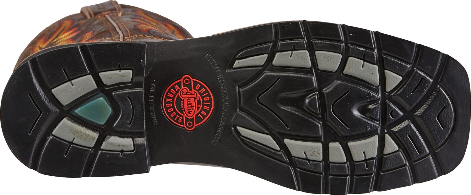 Justin Men's Stampede EH Wellington Leather Work Boots - view number 5