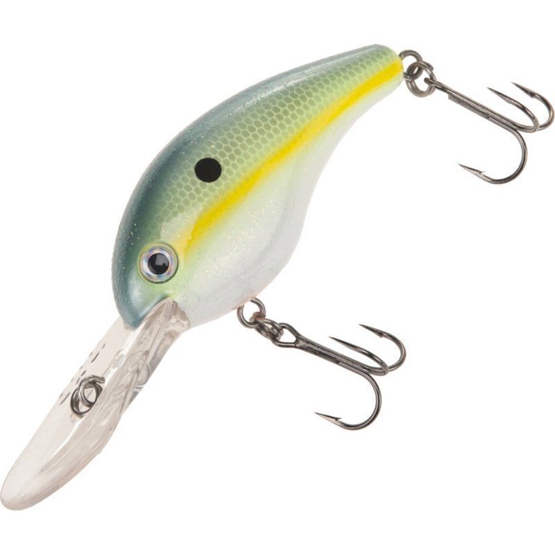 Strike King Pro Model Crankbait - 10XD Series - 4″ - Chartreuse Sexy Shad