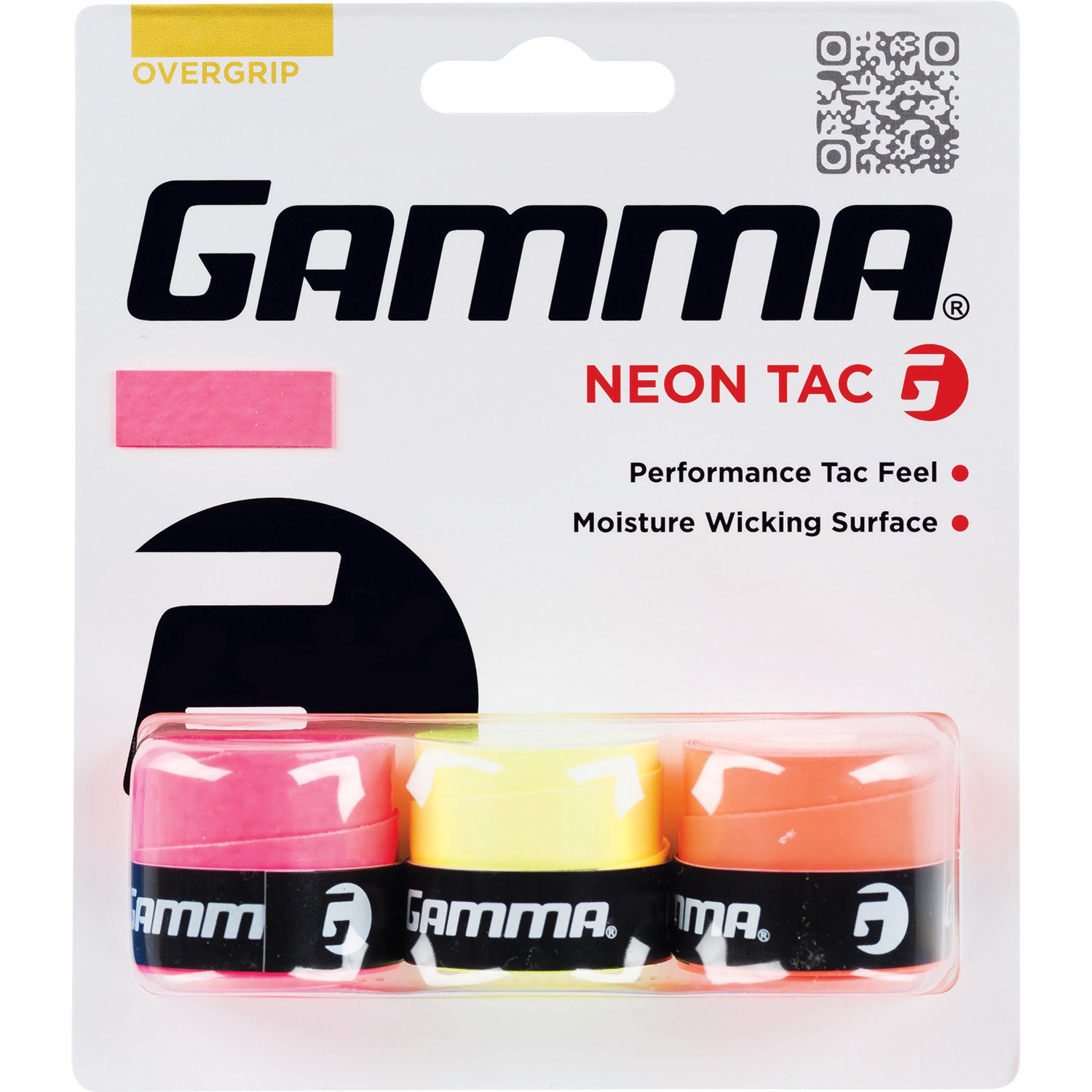 Gamma Neon Tac Overgrips 3-Pack - view number 2