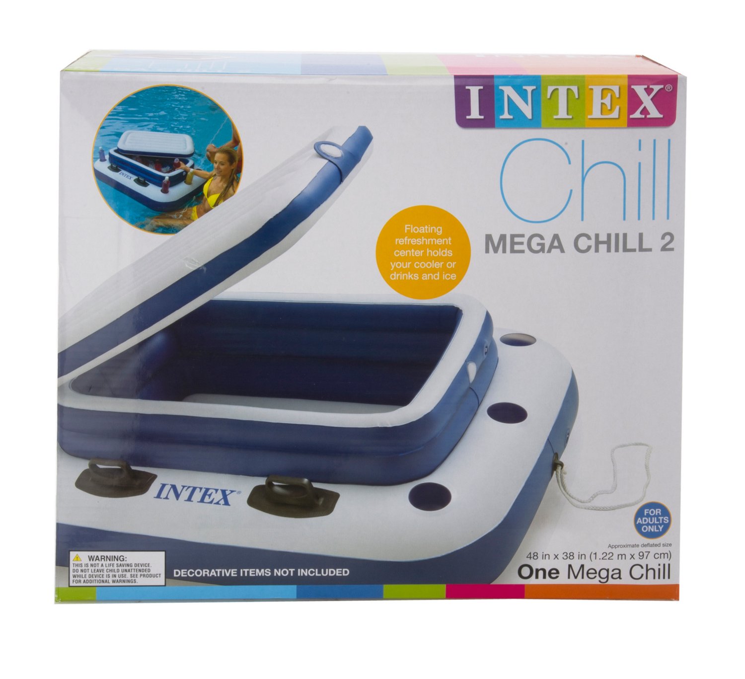 Mega Chill II Inflatable Floating Cooler Base by Intex at Fleet Farm