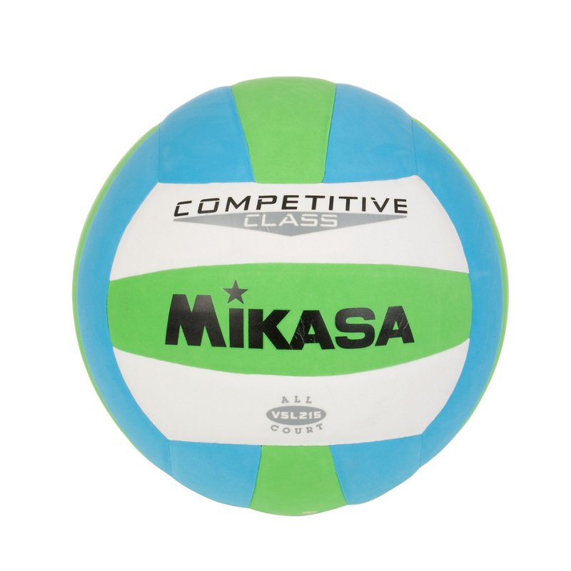 Mikasa Competitive Class Indoor/Outdoor Volleyball Green Bright - Volleyball Equipment at Academy Sports