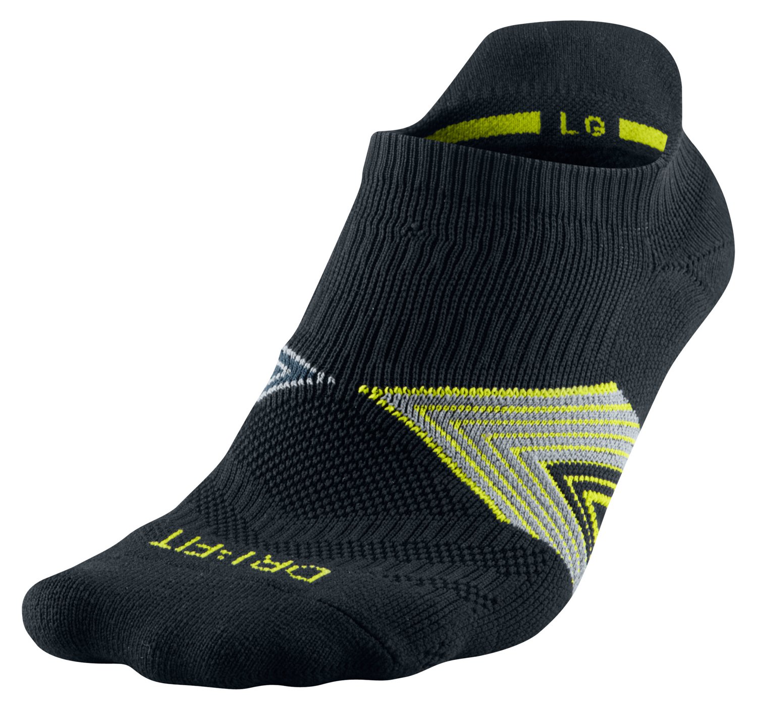 Nike Adults' Running Dri-FIT Cushioned Dynamic Arch No-Show Socks