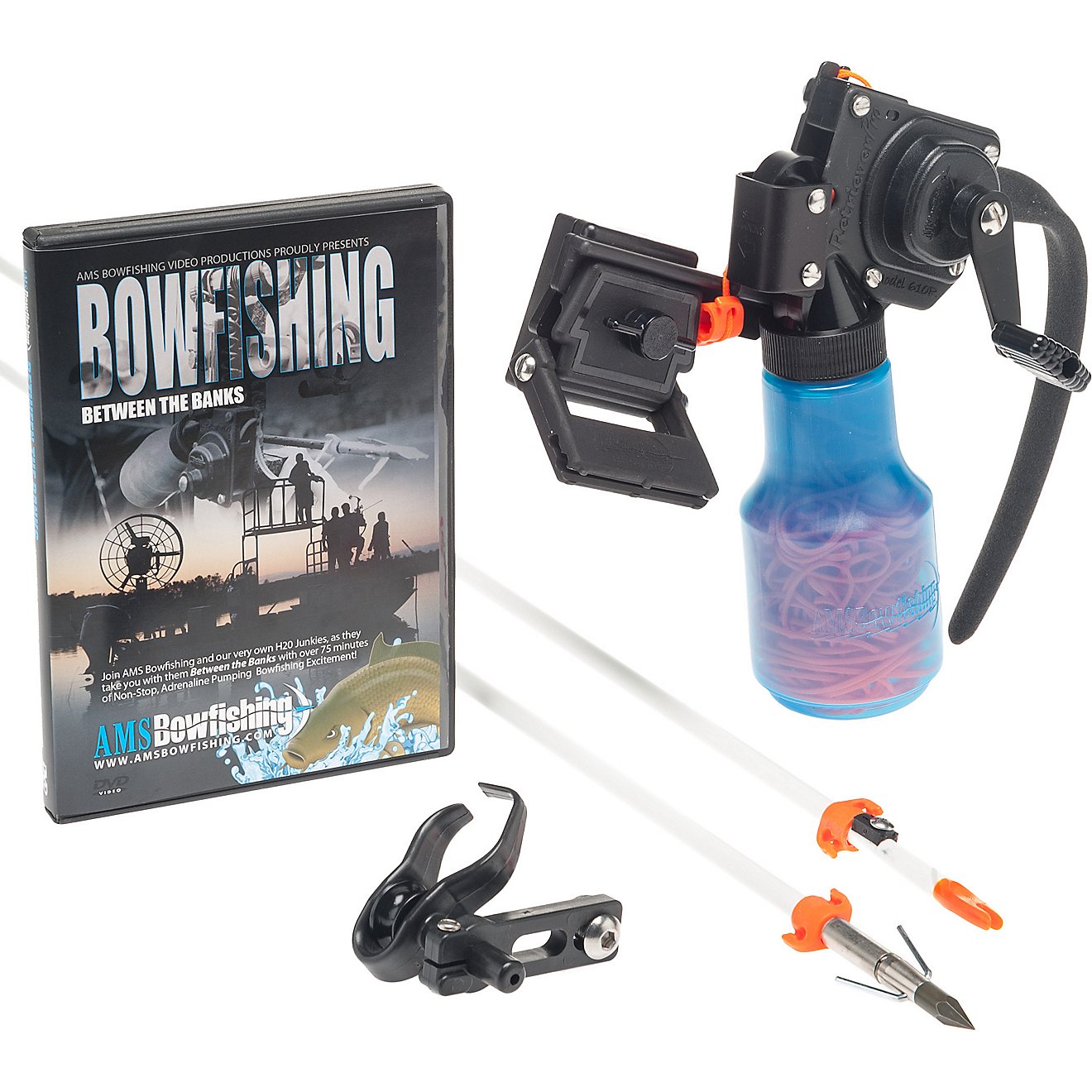 AMS Retriever Pro 610RC-216 Bowfishing Reel Right-handed Combo Kit