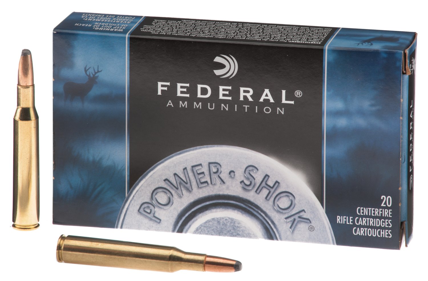 Federal Premium Power-Shok .270 Winchester 150-Grain Centerfire Rifle Ammunition