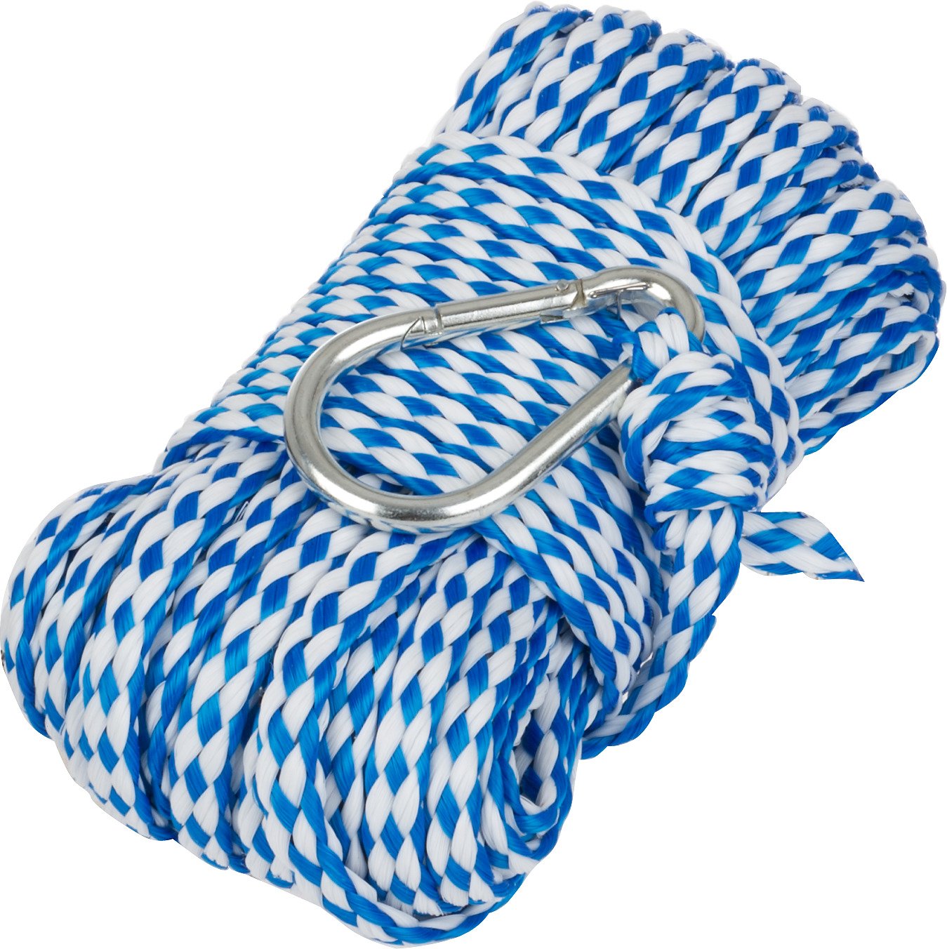 100ft 1/2 inch Double Braided Polyester Rope High Strengh Nylon Core Rope  for Anchor, Tree Work, Cargo, Pulling, Sailing
