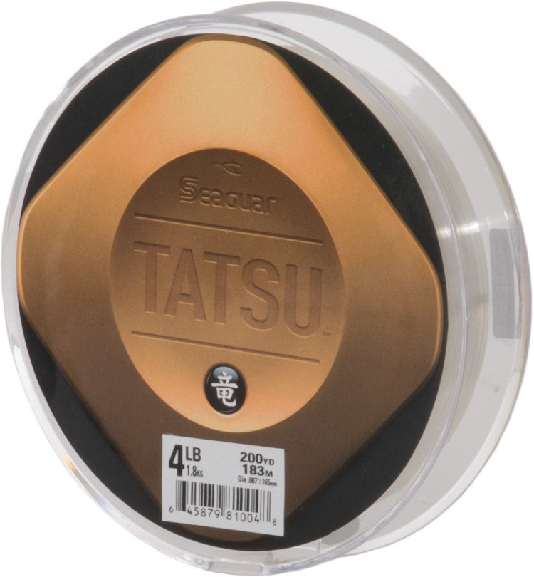 Seaguar TATSU 200-Yards Fluorocarbon Fishing Line (4-Pound) : :  Sports, Fitness & Outdoors