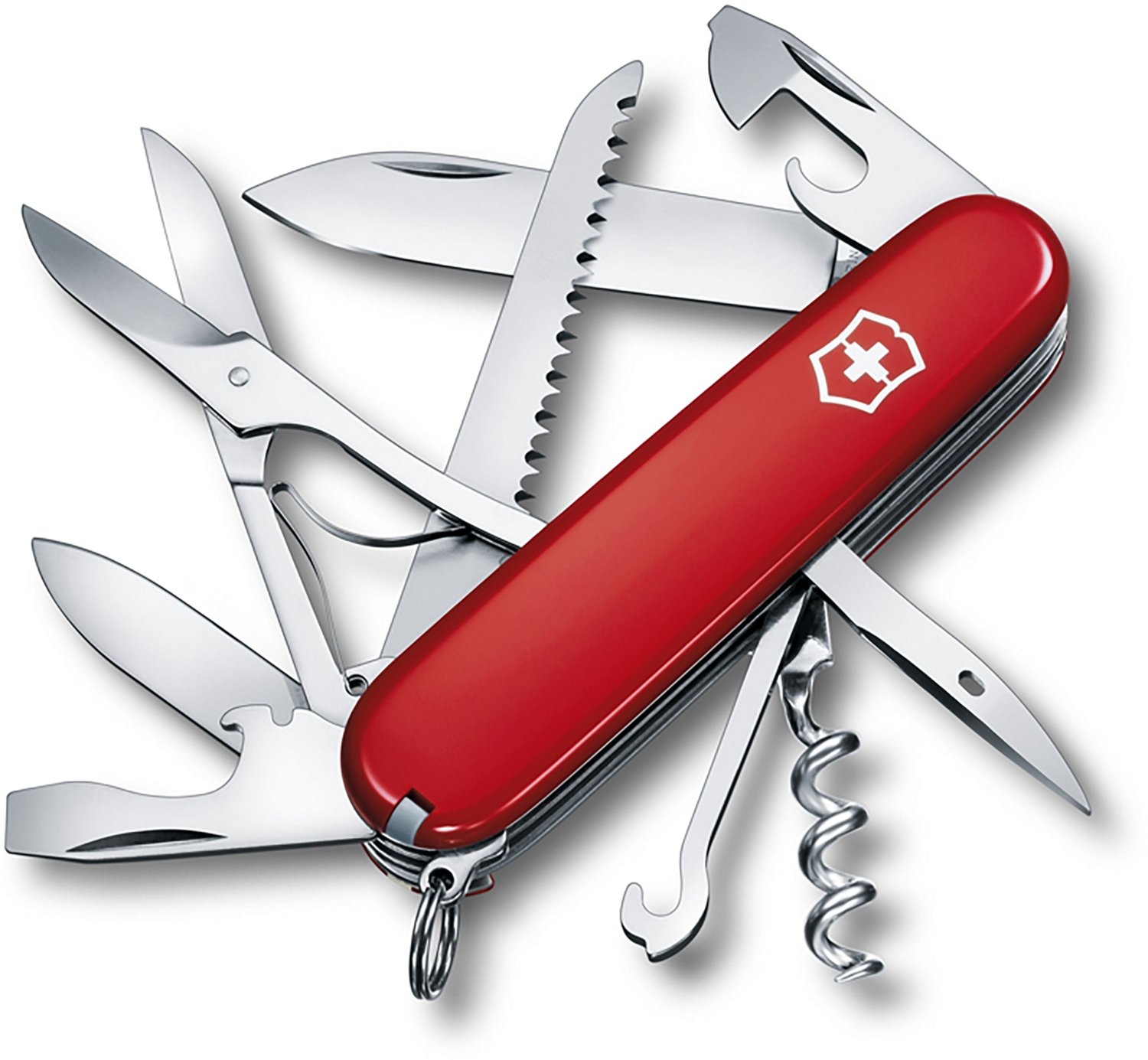 Victorinox Huntsman 15 Functions Stainless Steel Swiss Army Knife 