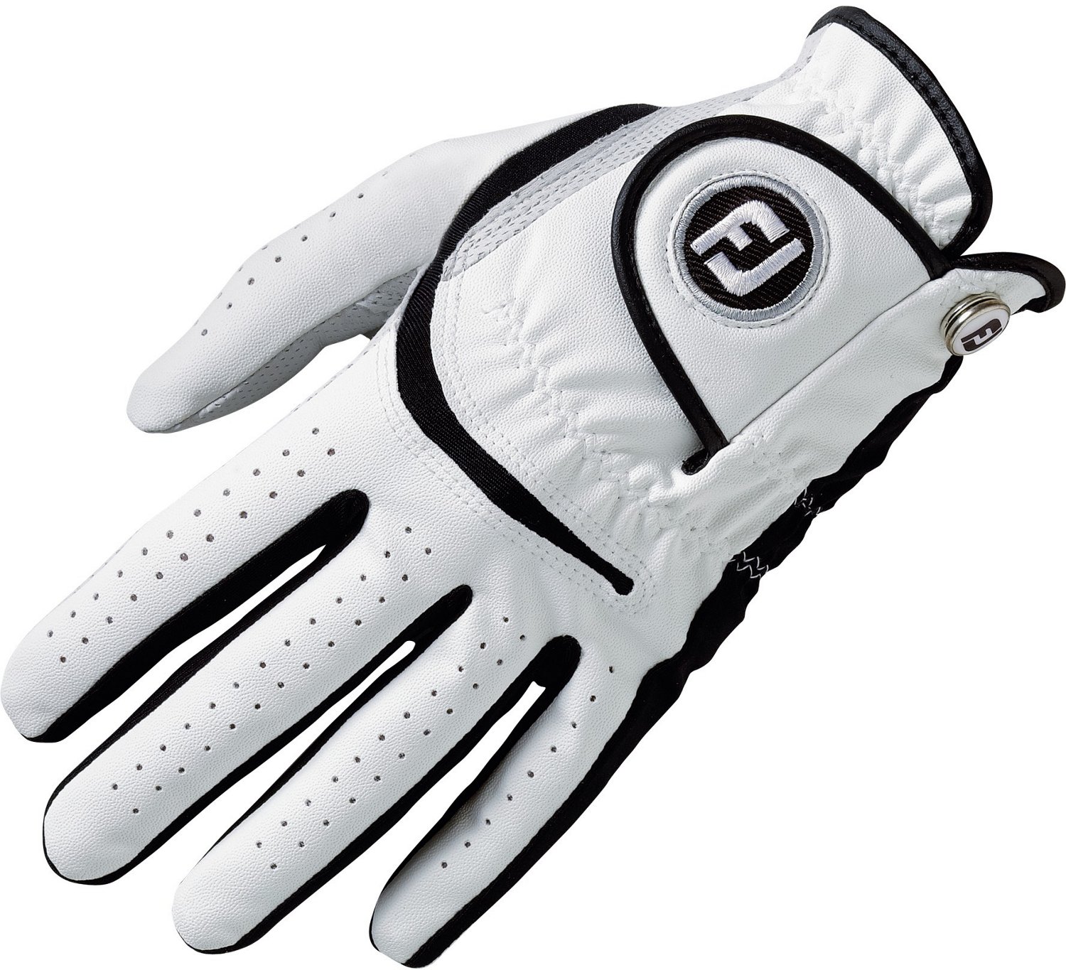 Zero Friction MLB Atlanta Braves White Golf Glove, Left Hand