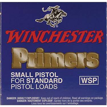 Winchester Small Regular Pistol Primers 100-Pack                                                                                