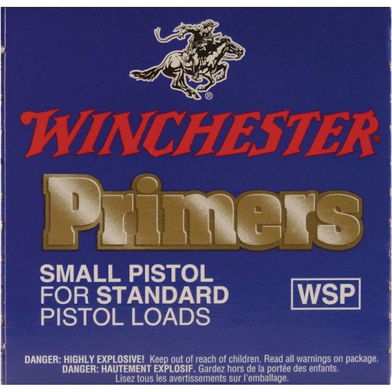 Winchester Small Regular Pistol Primers 100-Pack