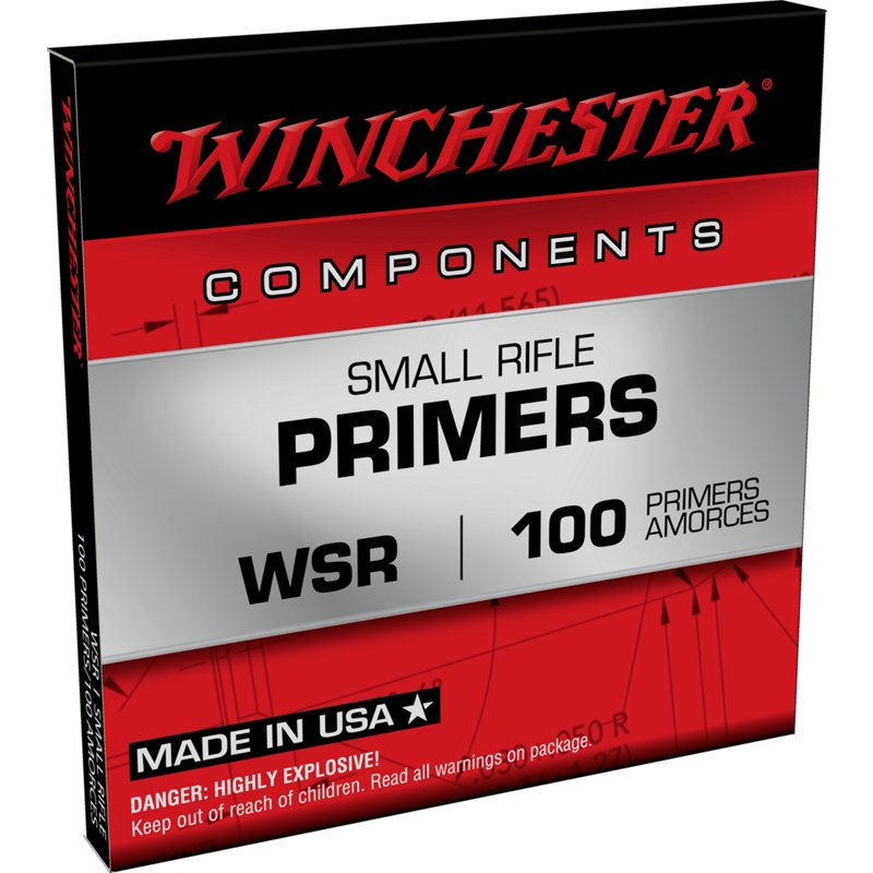 Winchester Small Rifle Primers - 6-1/2 - 100