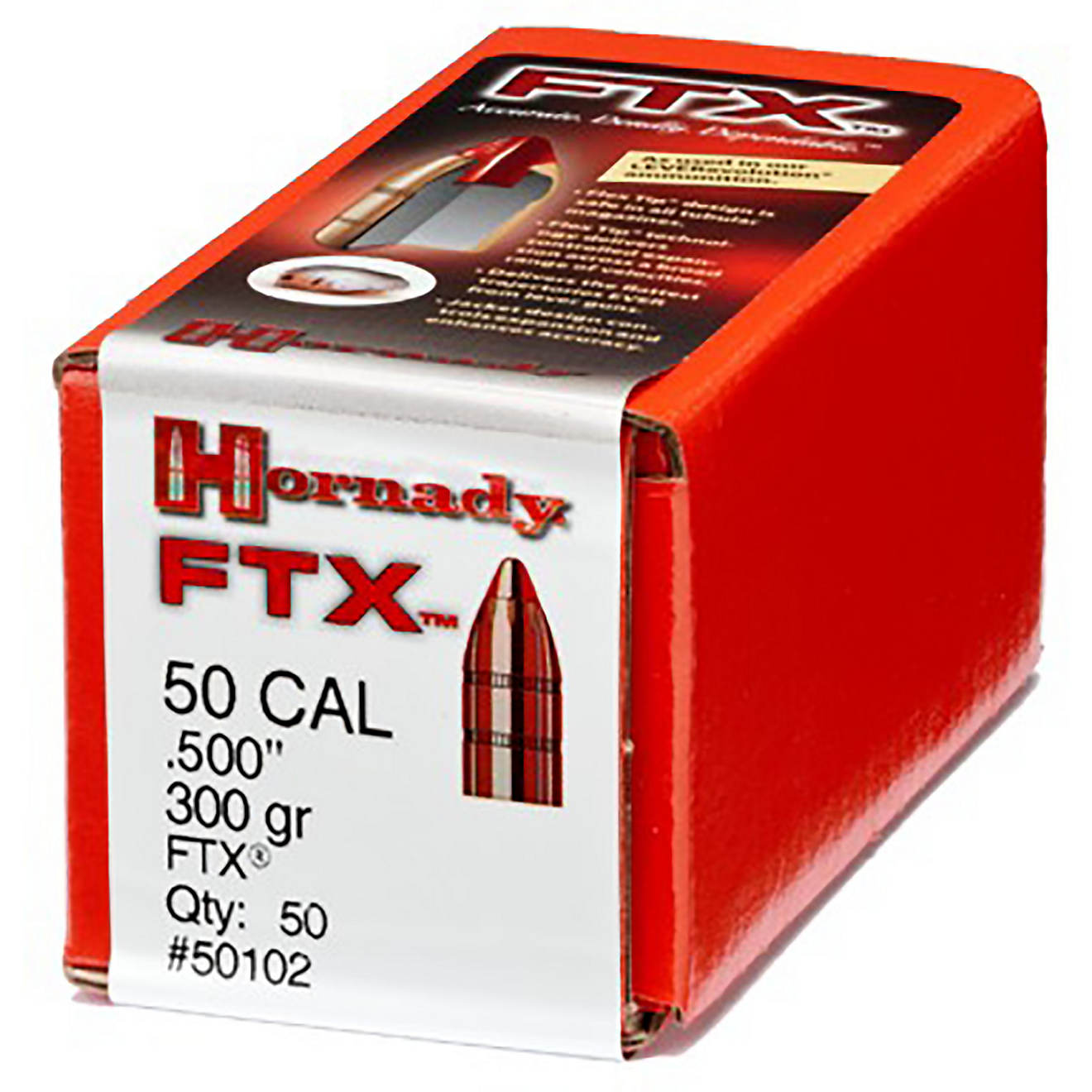 Hornady FTX .50 300-Grain Bullets                                                                                                - view number 1