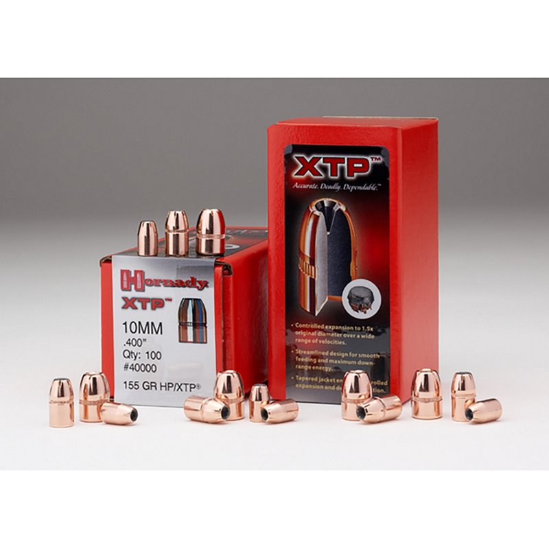 Hornady XTP Pistol Bullets - 180 Grain - .400 dia. - 100 count