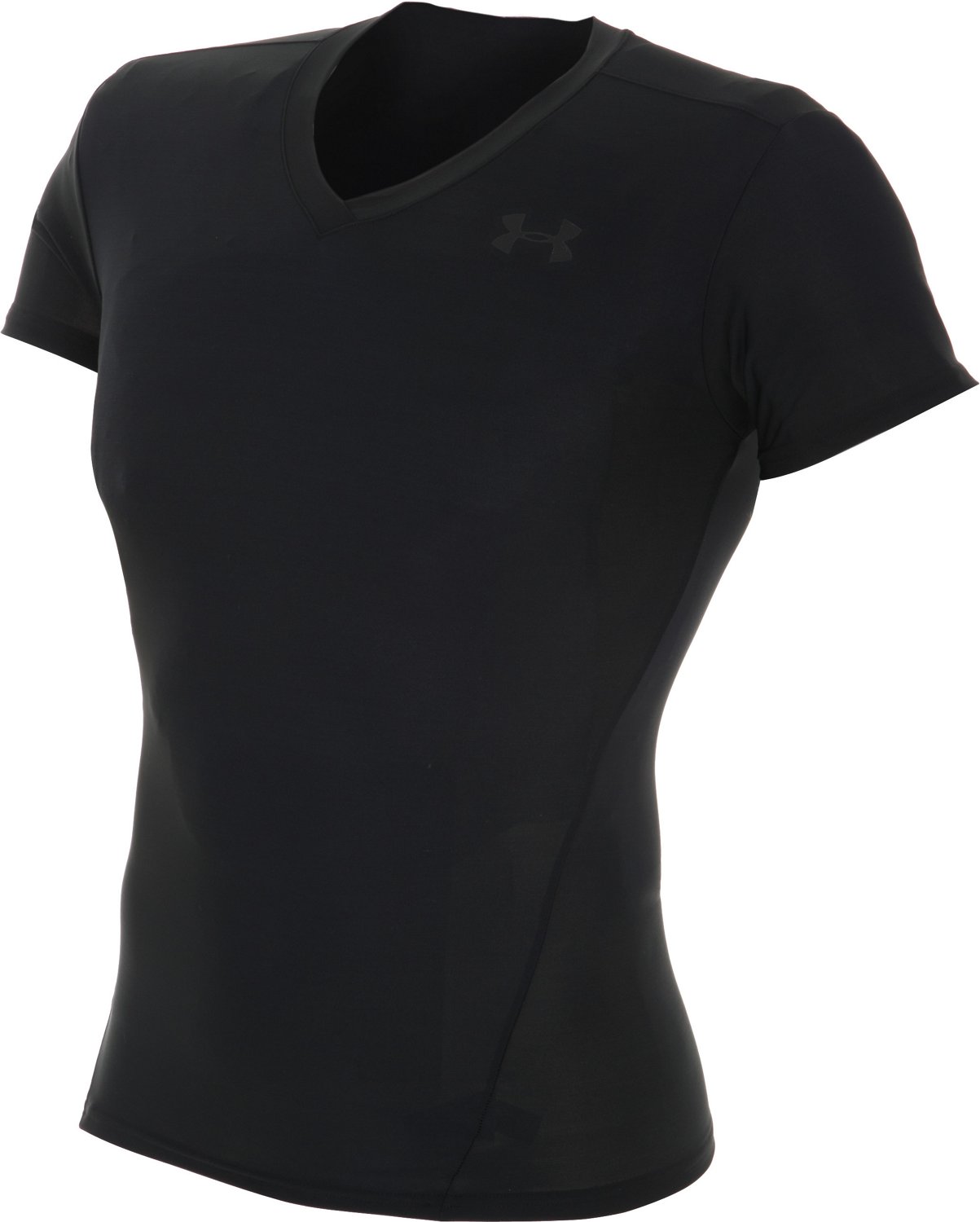 Under Armour HeatGear® Compression Short Sleeve Shirt Women - Black/White