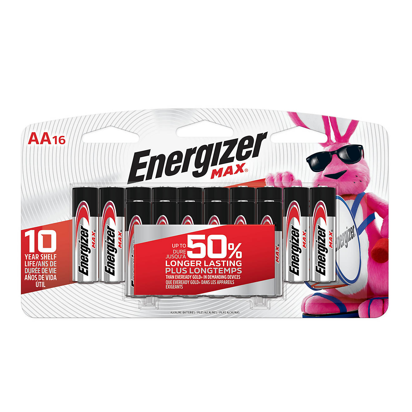 Energizer® AA Alkaline Batteries 16-Pack                                                                                        - view number 1