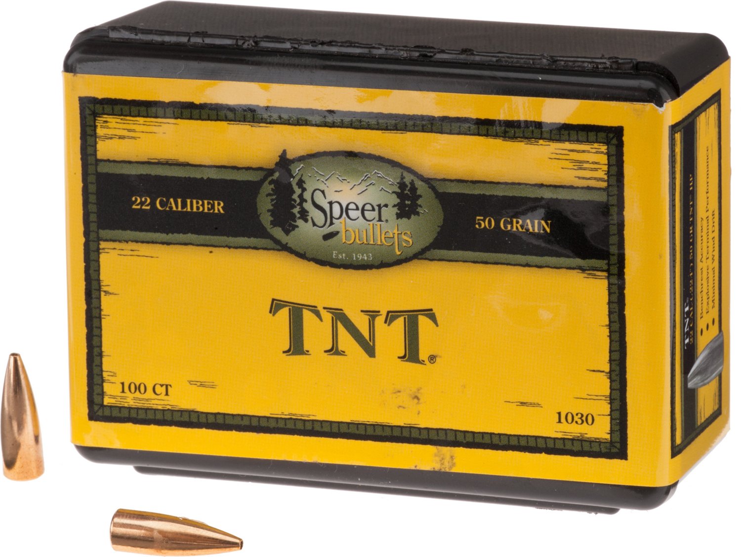 Speer TNT .22 50-Grain Hollow-Point Bullets - view number 1