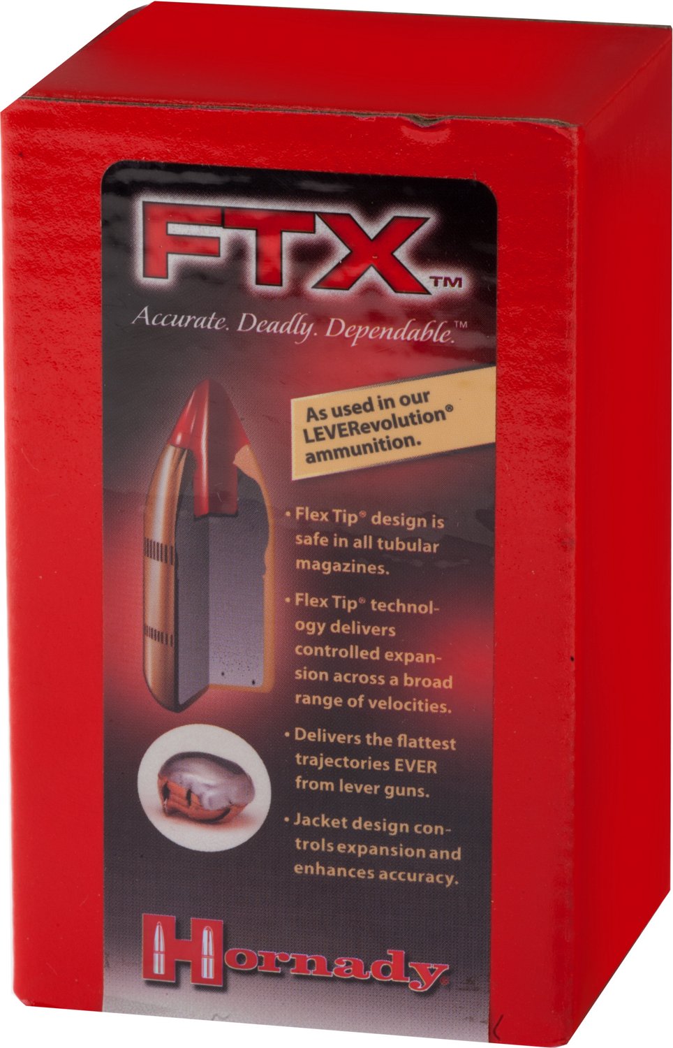 Hornady FTX .44/.444 Marlin 265-Grain Rifle Bullets | Academy