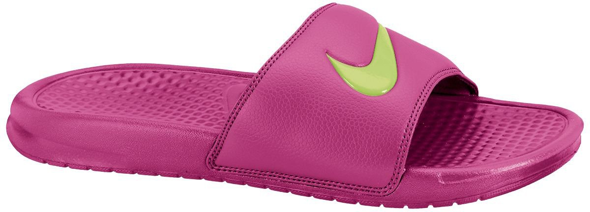 Nike Women's Benassi Swoosh Soccer Slides
