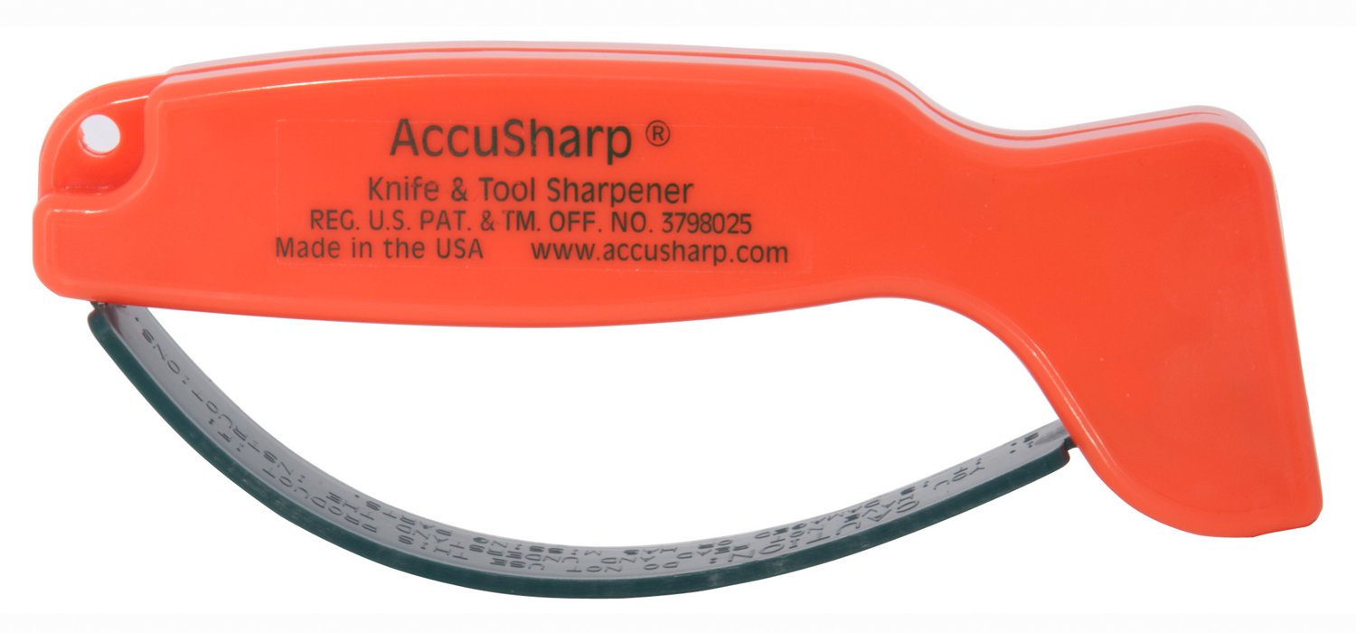 AccuSharp Broadhead Sharpener and Wrench Arrowhead Tool Blaze