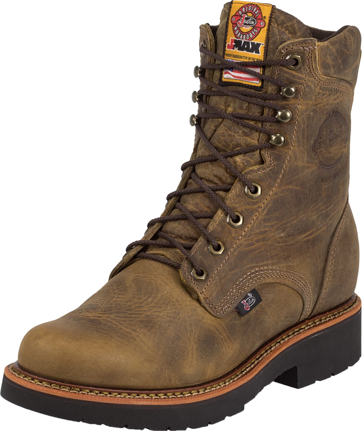 Justin Men's EH Lace Up Work Boots | Free Shipping at Academy