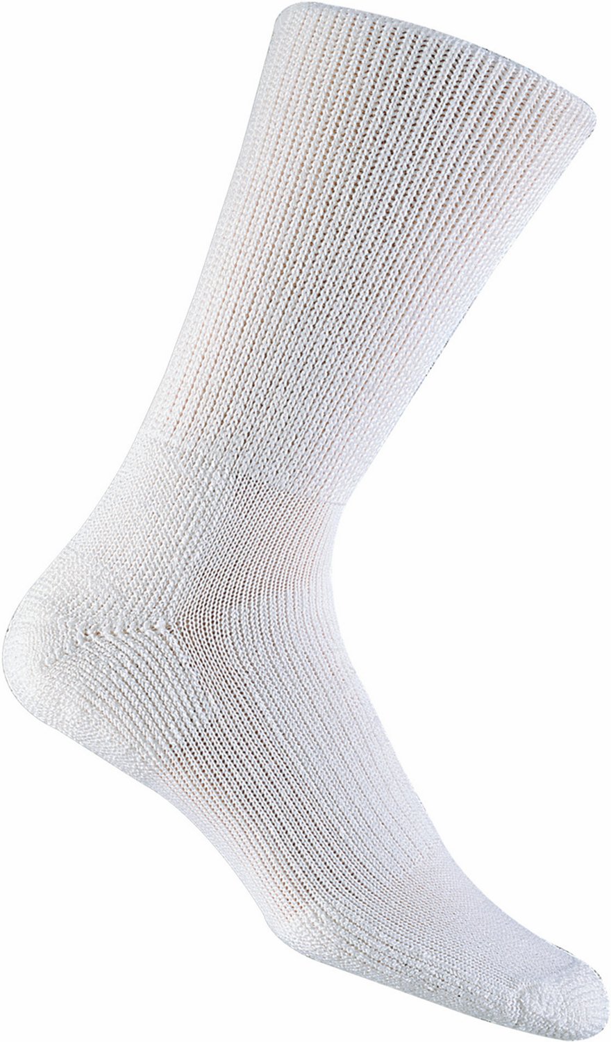 Thorlos Men's 3-Pack Walking Crew Socks White