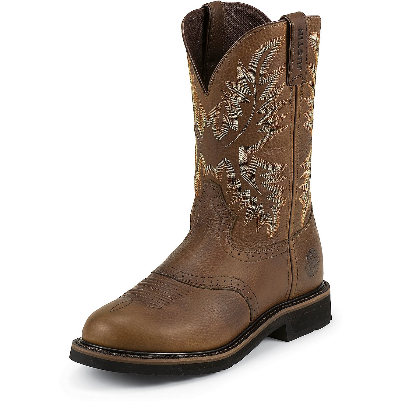 Justin Men's Sunset Cowhide EH Western Wellington Work Boots                                                                     - view number 1