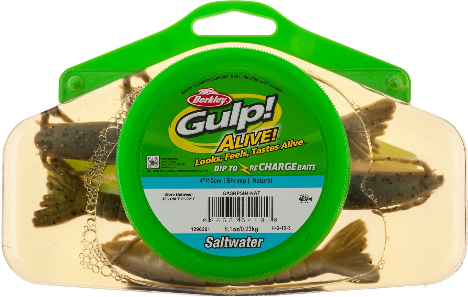 Berkley® Gulp! Alive!® 4" Shrimp Half-Pint Bucket