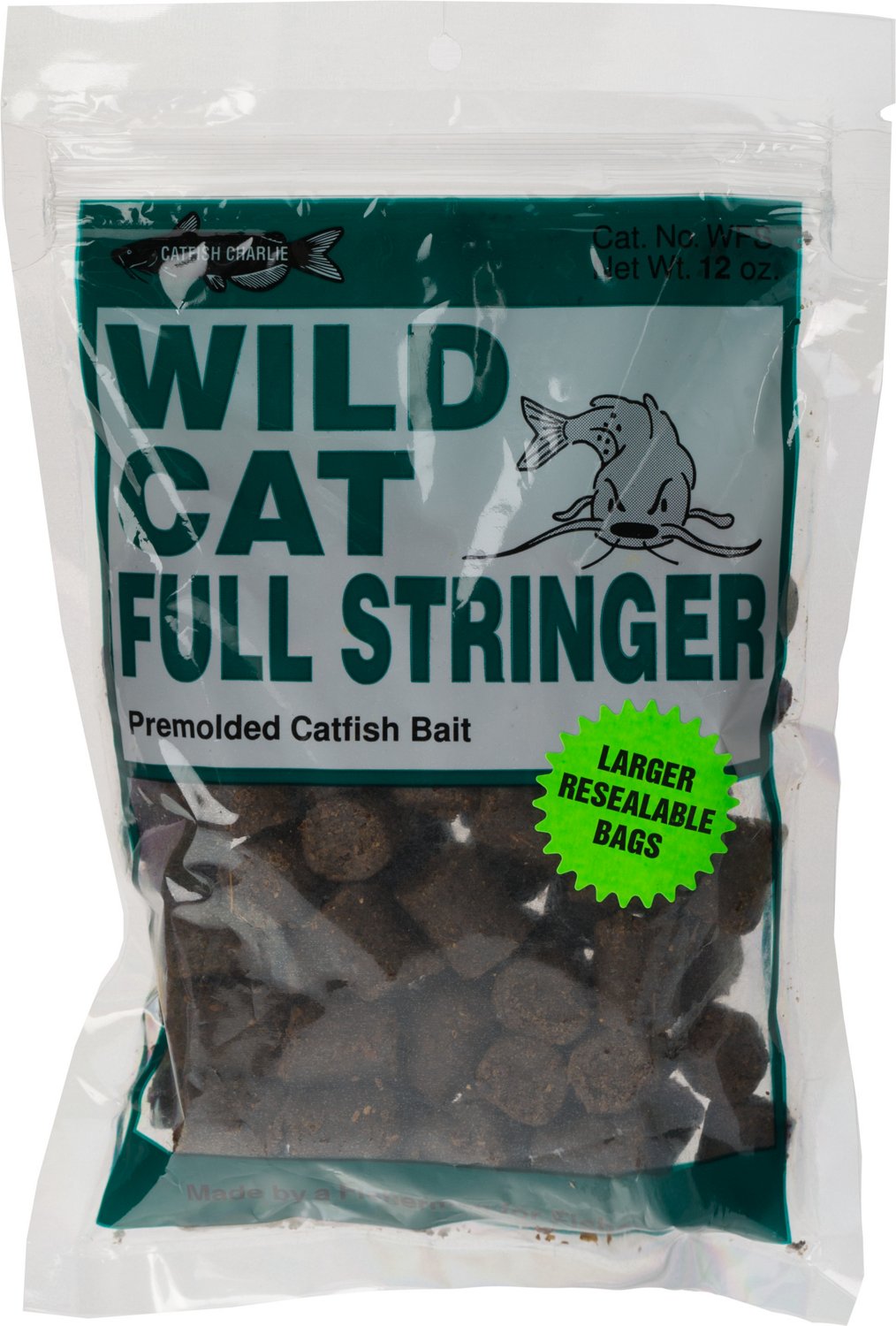Catfish Charlie Wild Cat 12 oz. FullStringer Catfish Dough Bait Academy