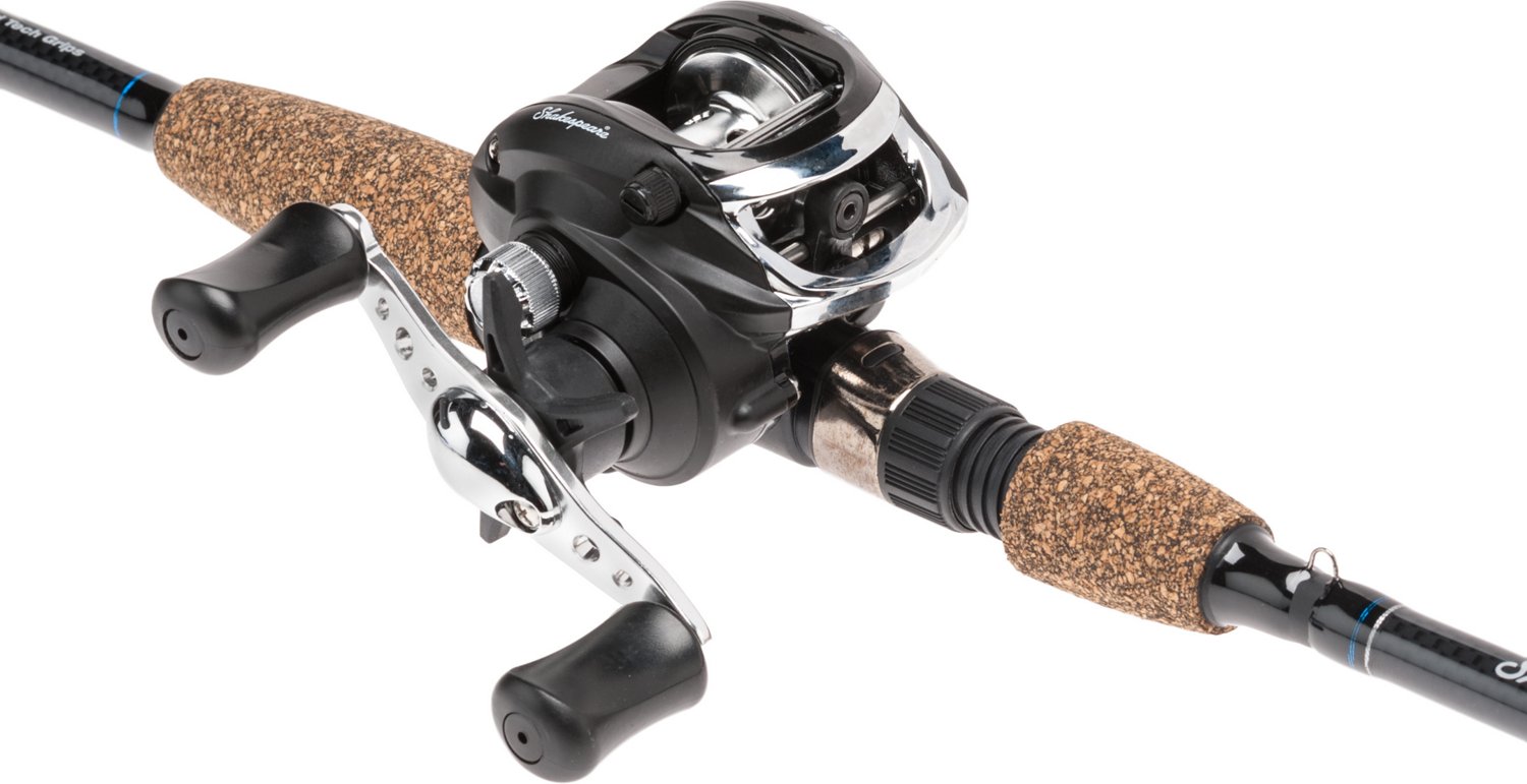 Shakespeare® Agility 6'6" M Freshwater/Saltwater Baitcast Rod and Reel Combo                                                    - view number 5
