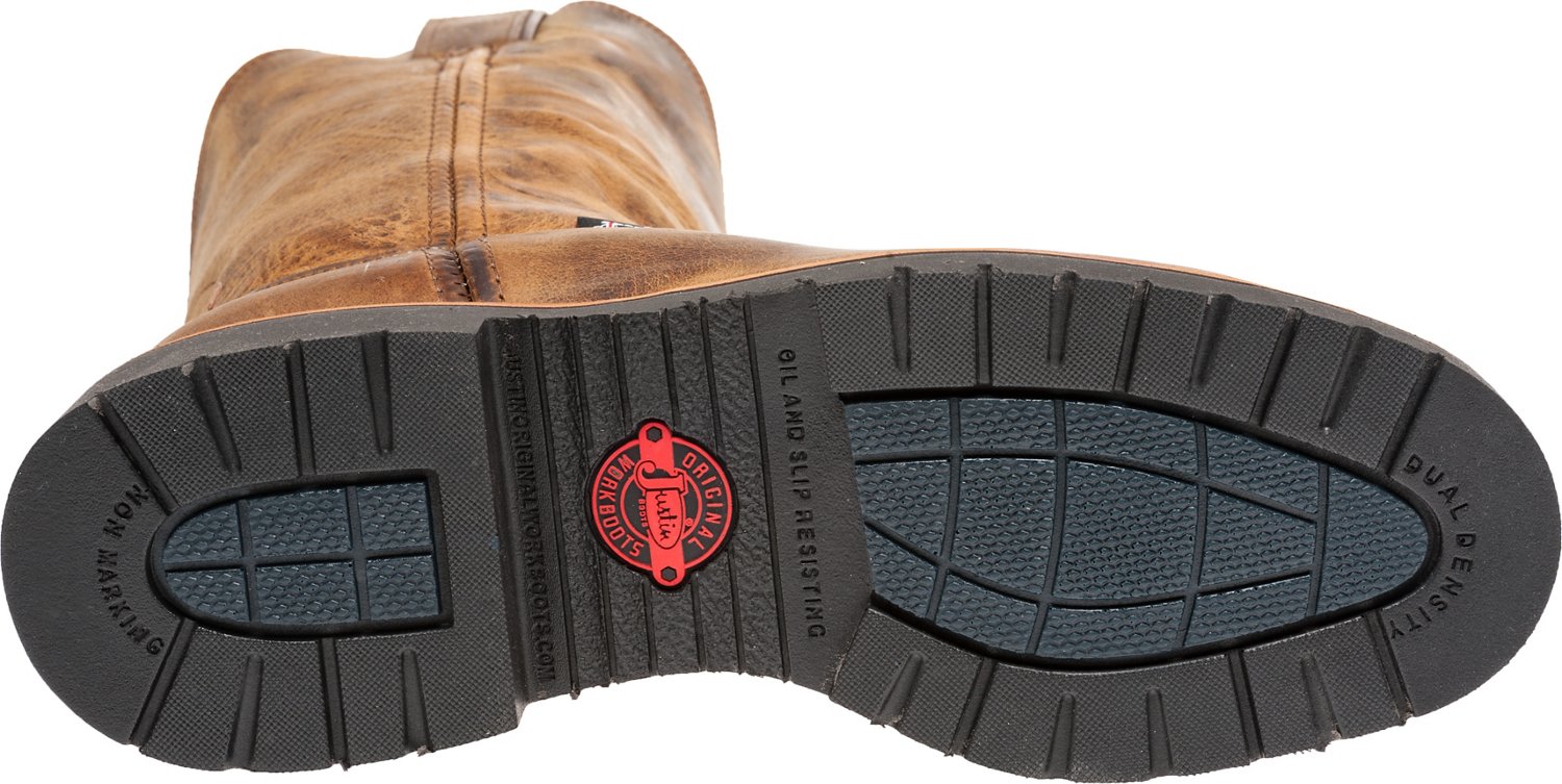 Justin Men's Rugged Gaucho EH Wellington Work Boots - view number 5