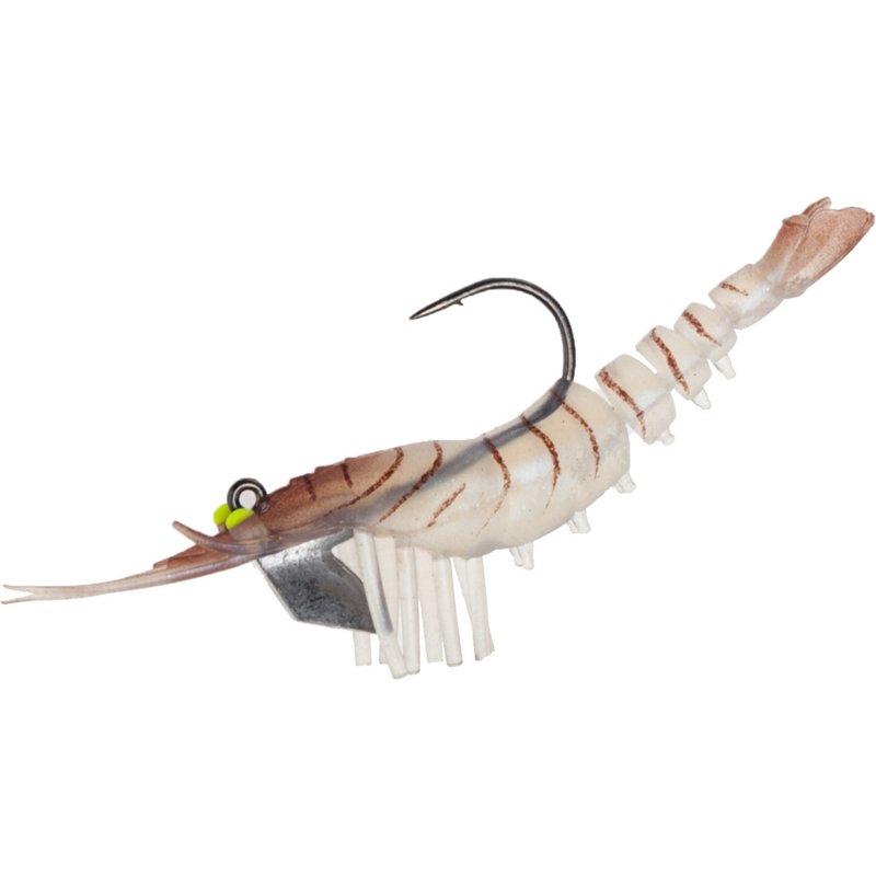 Egret Baits Vudu Shrimp Soft Baits 2-Pack Natural - Salt Wtr Sft Plastic at Academy Sports