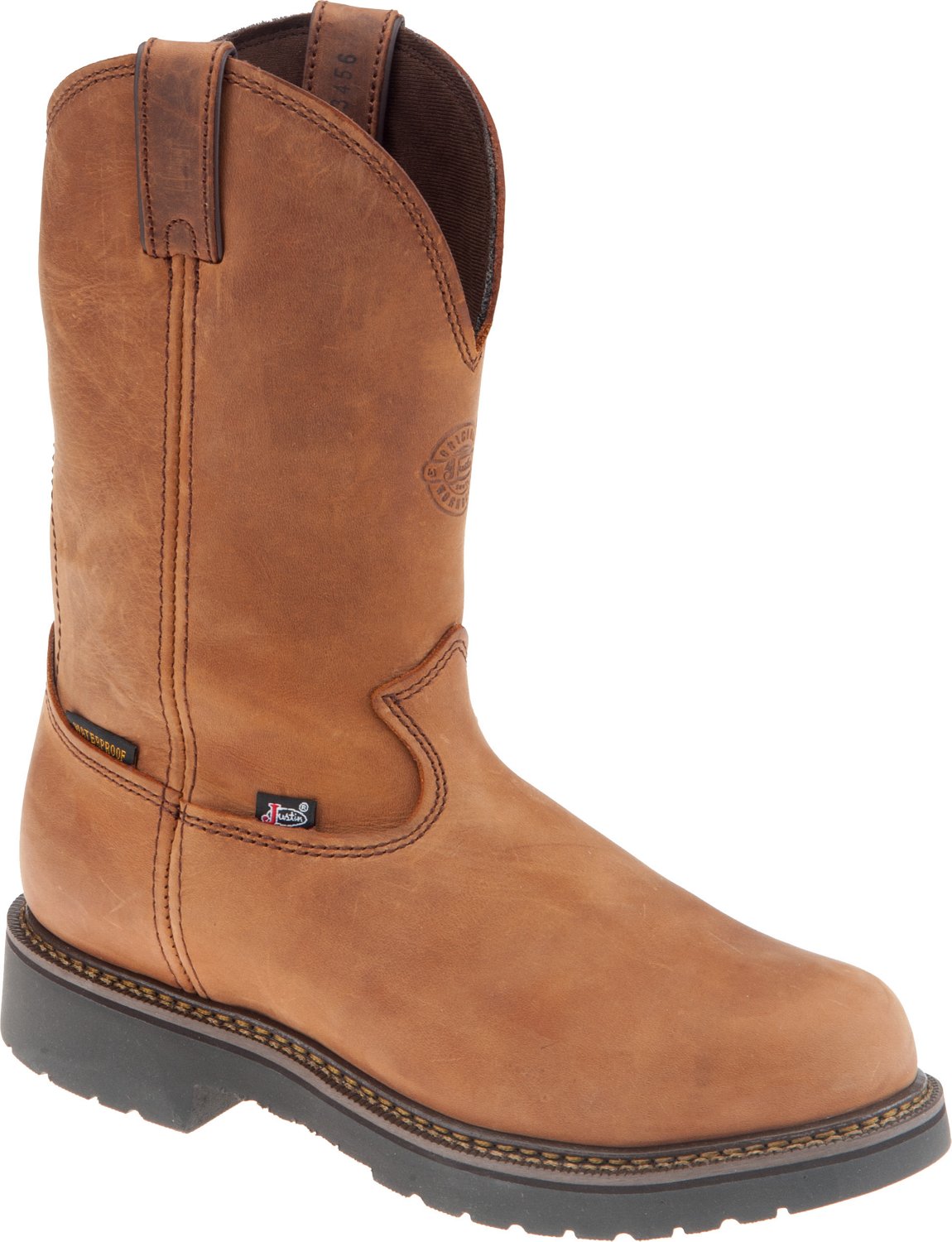 Justin Men's Rugged Aged Bark Gaucho EH Wellington Work Boots - view number 2