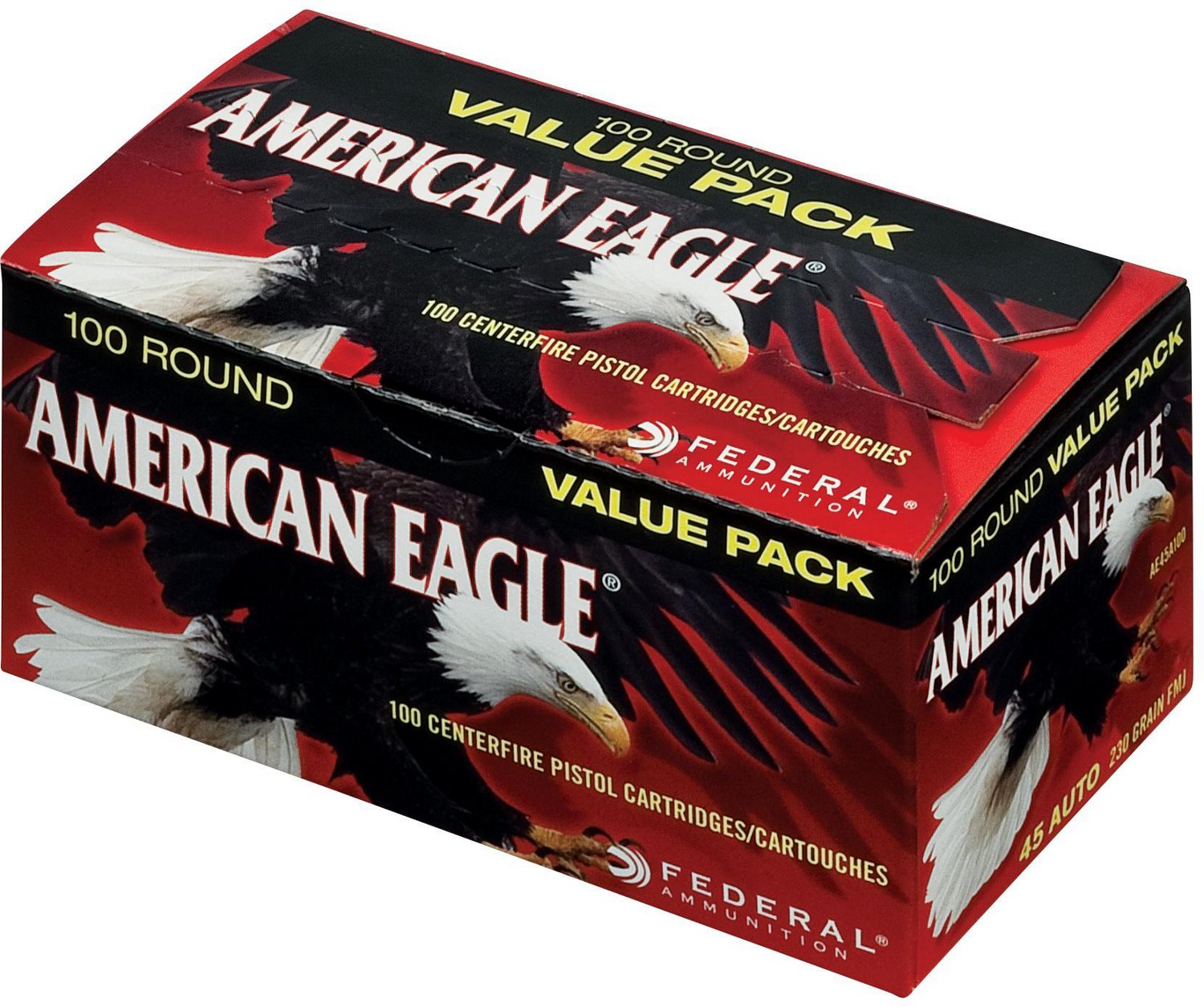 Federal American Eagle .45 Auto 230-Grain Centerfire Rifle Ammunition