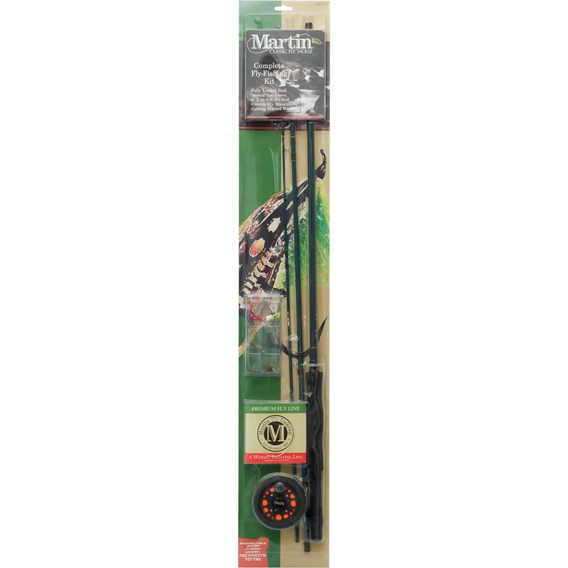 Martin 5/6 Weight Complete Fly Kit Brown - Spinning Combos at Academy Sports