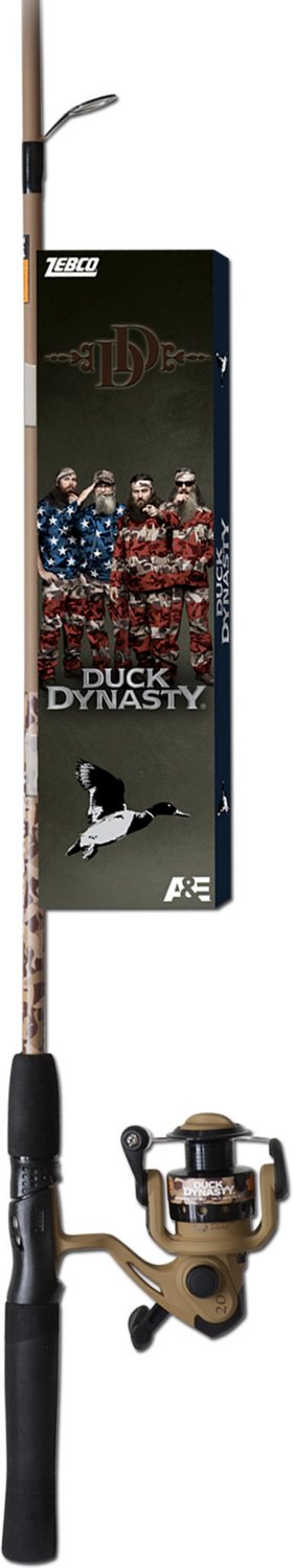 Zebco Duck Dynasty 6' M Freshwater Spinning Rod and Reel Combo Academy