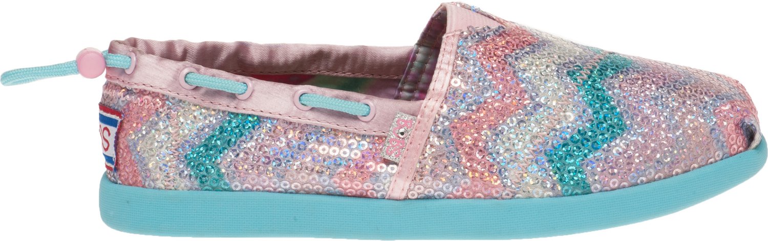 SKECHERS Girls' Bobs World Sweet Kicks Slip-On Shoes