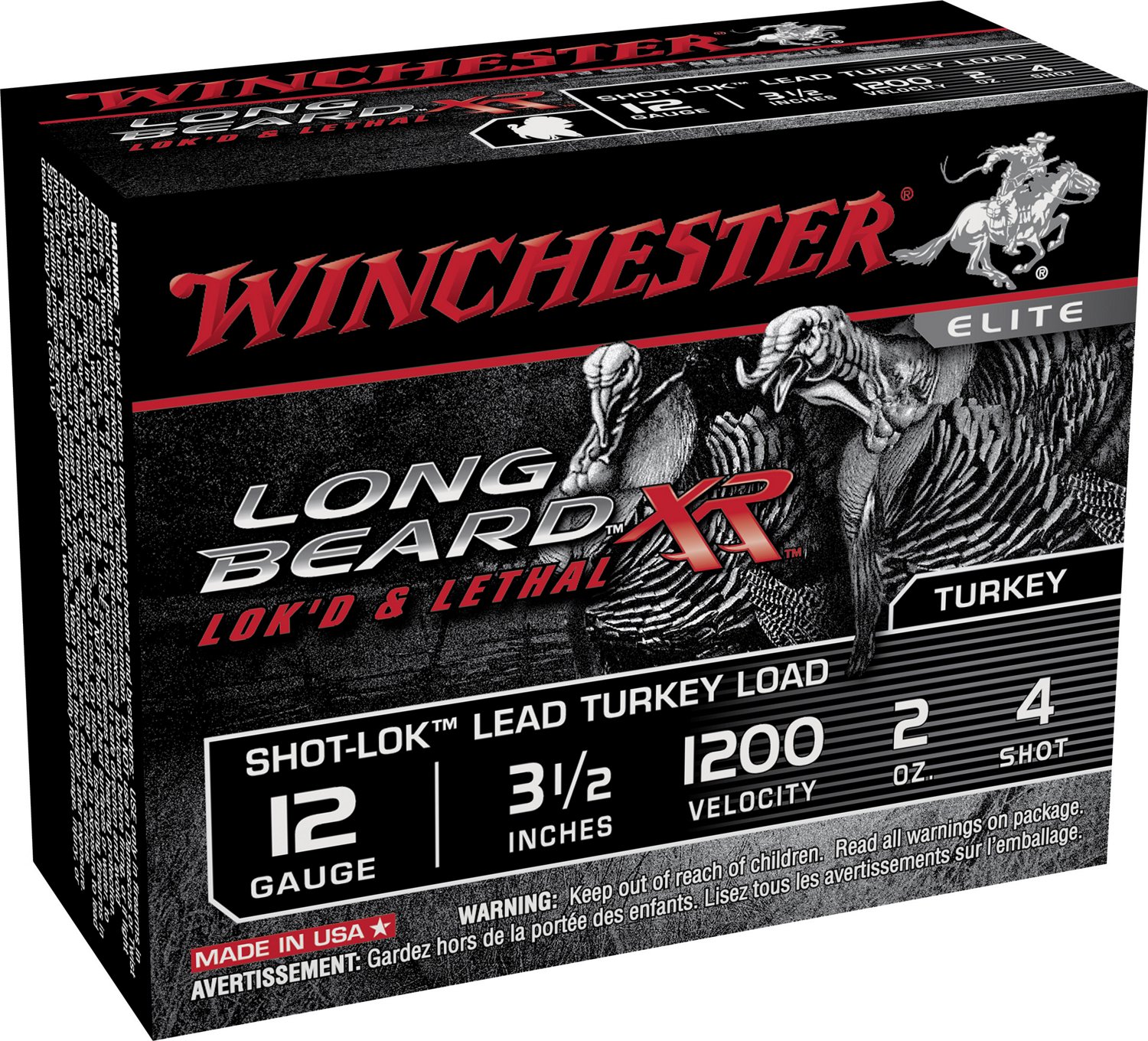Winchester Long Beard XR 12 Gauge 3.5 inches 4 Shot Shotshells                                                                   - view number 1 selected