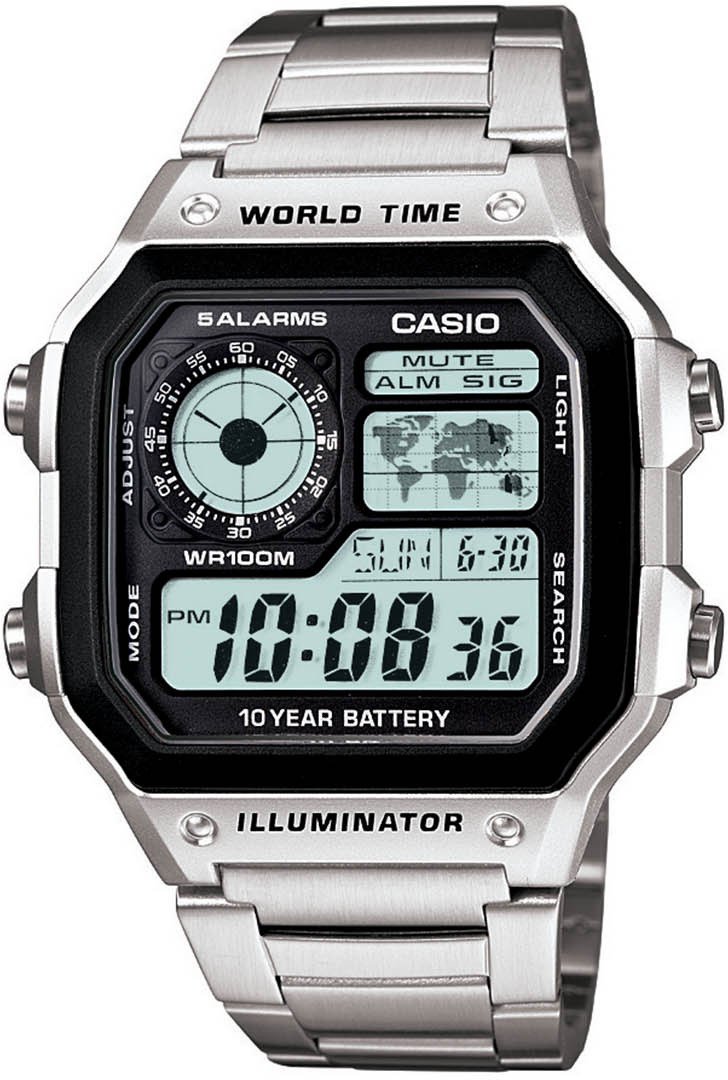Casio Men's Classic Stainless Steel Analog/Digital Watch                                                                         - view number 1 selected