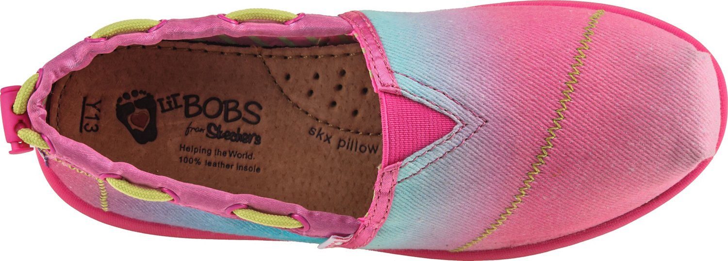 SKECHERS Girls' LIL BOBS World Toggle Casual Shoes                                                                               - view number 5