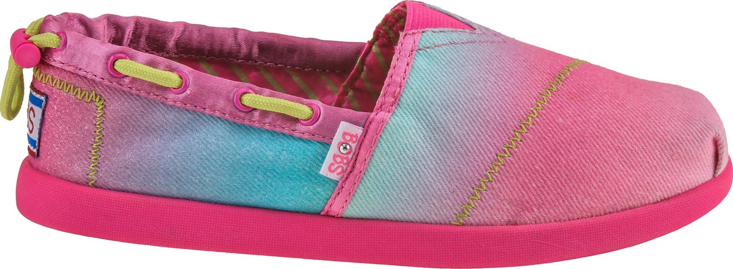 SKECHERS Girls' LIL BOBS World Toggle Casual Shoes