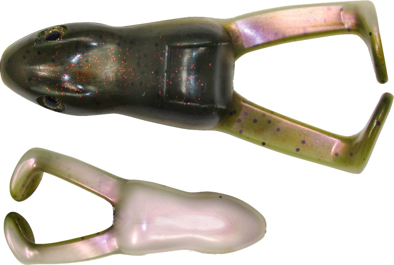 Stanley Jigs Ribbit Top Toad Rigged Frog Baits 2-Pack
