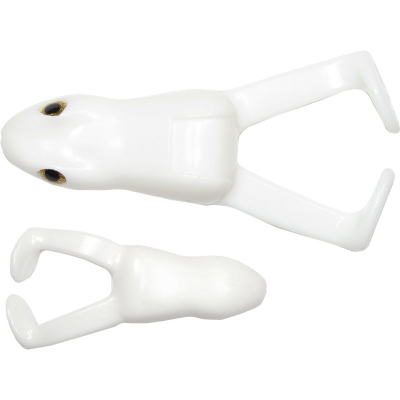 Stanley Jigs Ribbit Top Toad Rigged Frog Baits 2-Pack White - Frsh Wtr Soft Plastic at Academy Sports