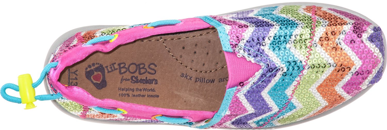 SKECHERS Girls' Bobs World Sweet Kicks Slip-On Shoes                                                                             - view number 5
