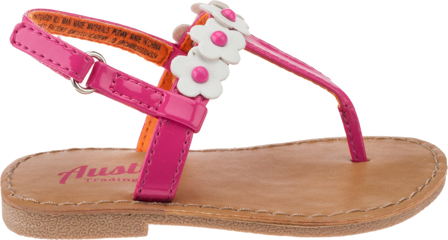 Austin Trading Co. Toddler Girls' Lola Prewalk Thong Sandals